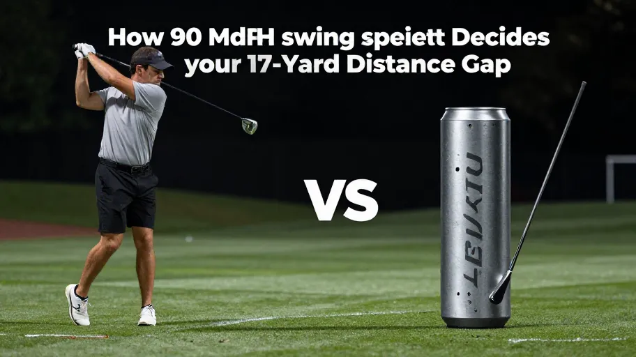 Graphite vs Steel: How 90 MPH Swing Speed Decides Your 17-Yard Distance Gap