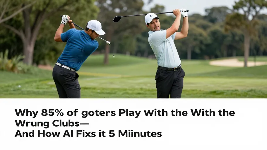 Why 85% of Golfers Play With the Wrong Clubs—And How AI Fixes It in 5 Minutes