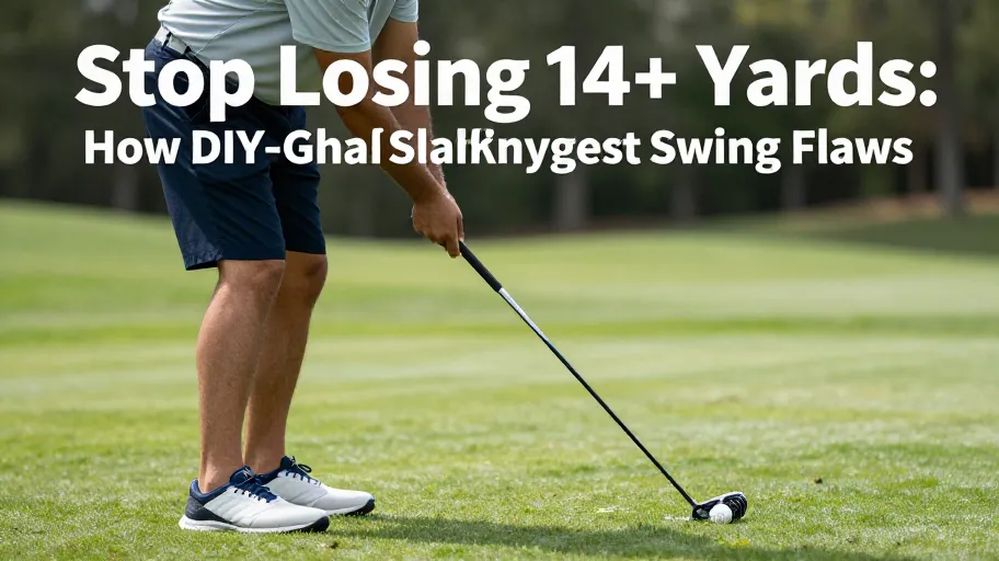 Stop Losing 14+ Yards: How DIY-Golf Shafts Fix Your Biggest Swing Flaws