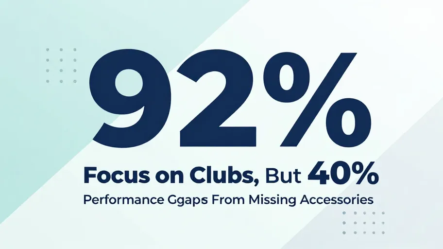 92% Focus on Clubs, But 40% of Performance Gaps Come From Missing Accessories