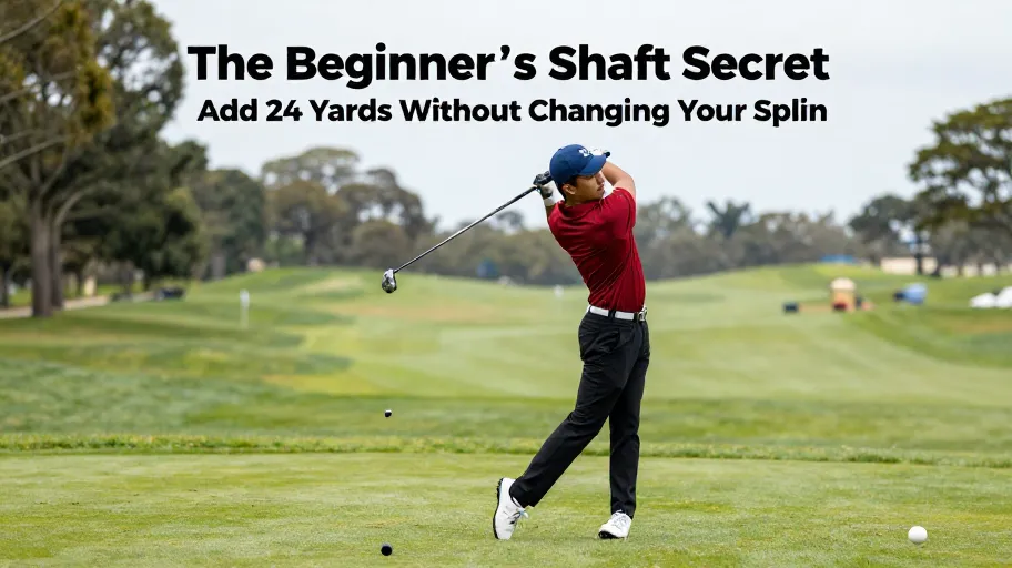 The Beginner’s Shaft Secret: Add 24 Yards Without Changing Your Swing