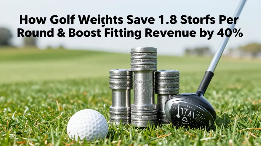 How Golf Weights Save 1.8 Strokes Per Round & Boost Fitting Revenue by 40%