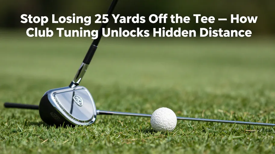 Stop Losing 25 Yards Off the Tee—How Club Tuning Unlocks Hidden Distance