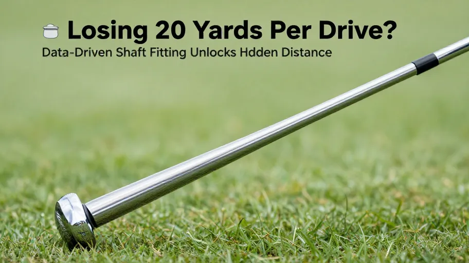 Losing 20 Yards Per Drive? Data-Driven Shaft Fitting Unlocks Hidden Distance