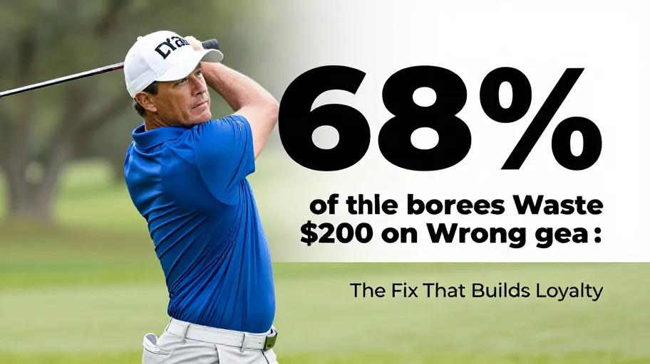 68% of Golfers Waste $200 on Wrong Gear: The Fix That Builds Loyalty
