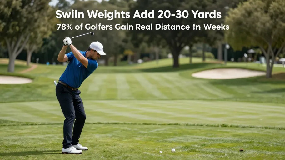 Golf Swing Weights Add 20-30 Yards: 78% of Golfers Gain Real Distance in Weeks