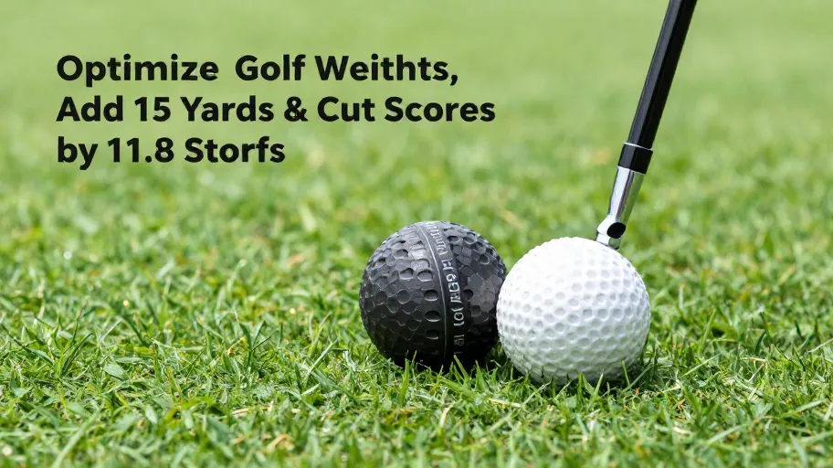 Optimize Golf Weights, Add 15 Yards & Cut Scores by 1.8 Strokes