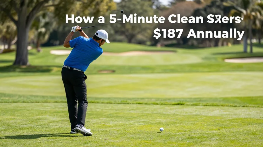 How a 5-Minute Clean Saves Golfers $187 Annually