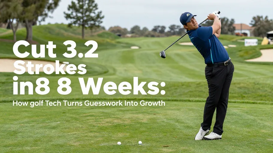 Cut 3.2 Strokes in 8 Weeks: How Golf Tech Turns Guesswork Into Growth