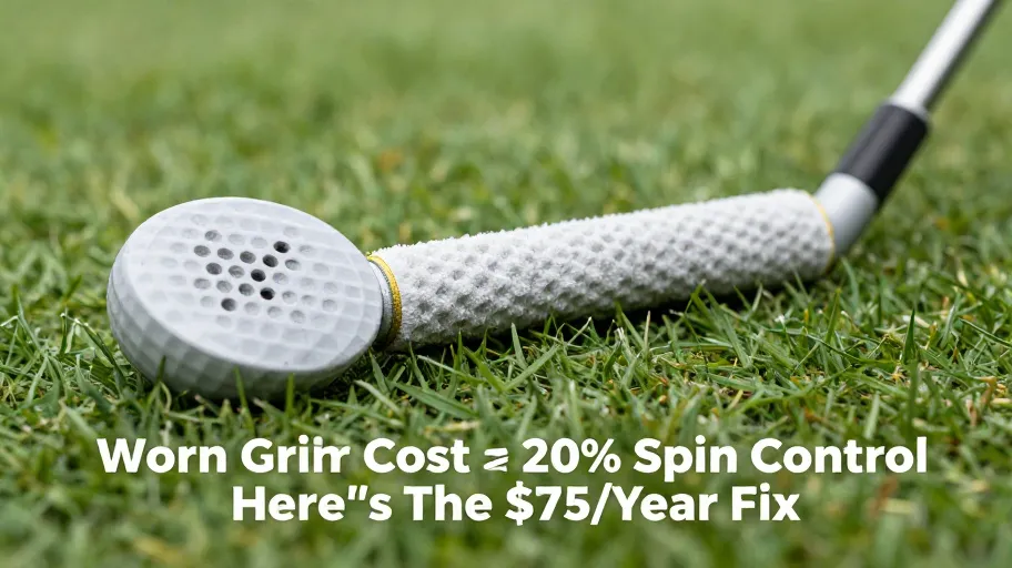 Worn Golf Grips Cost You 20% Spin Control – Here’s the $75/Year Fix