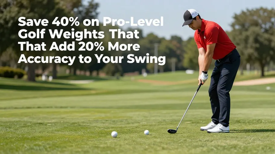 Save 40% on Pro-Level Golf Weights That Add 20% More Accuracy to Your Swing