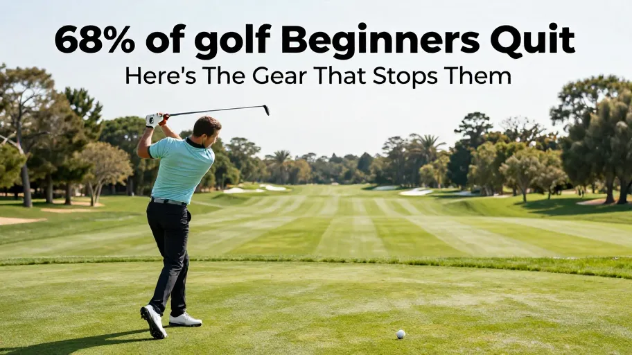 68% of Golf Beginners Quit—Here’s the Gear That Stops Them