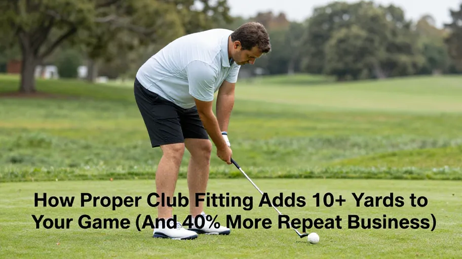 How Proper Club Fitting Adds 10+ Yards to Your Game (And 40% More Repeat Business)