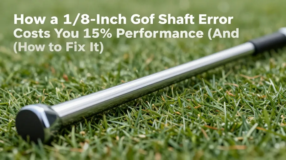 How a 1/8-Inch Golf Shaft Error Costs You 15% Performance (And How to Fix It)