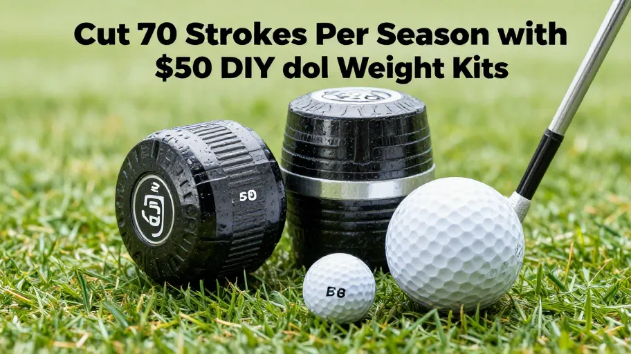 Cut 70 Strokes Per Season with $50 DIY Golf Weight Kits