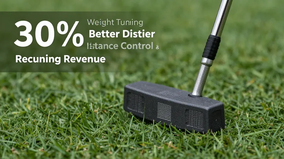 Putter Weight Tuning Delivers 30% Better Distance Control and Recurring Revenue