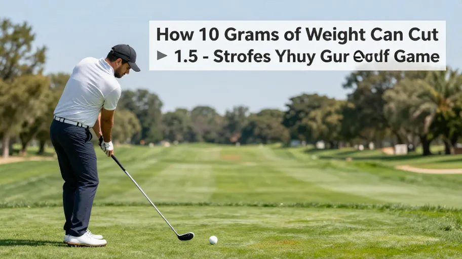 How 10 Grams of Weight Can Cut 1.5 Strokes Off Your Golf Game