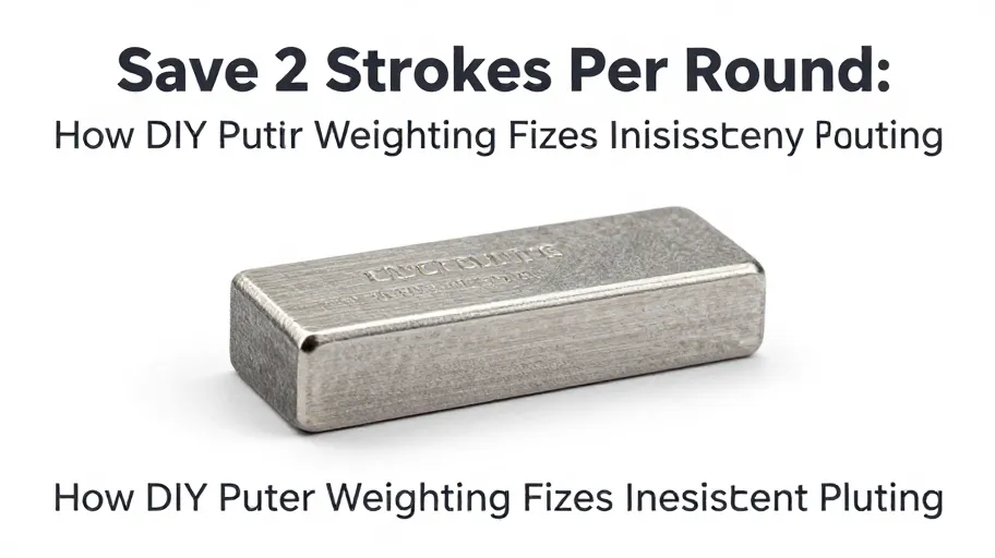 Save 2 Strokes Per Round: How DIY Putter Weighting Fixes Inconsistent Putting