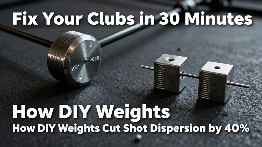 Fix Your Clubs in 30 Minutes: How DIY Weights Cut Shot Dispersion by 40%