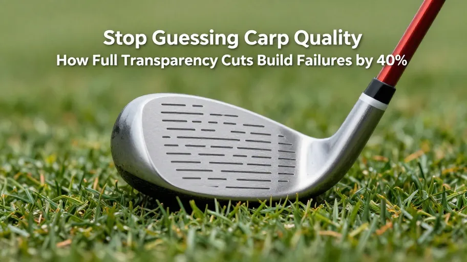 Stop Guessing Golf Club Quality: How Full Transparency Cuts Build Failures by 40%