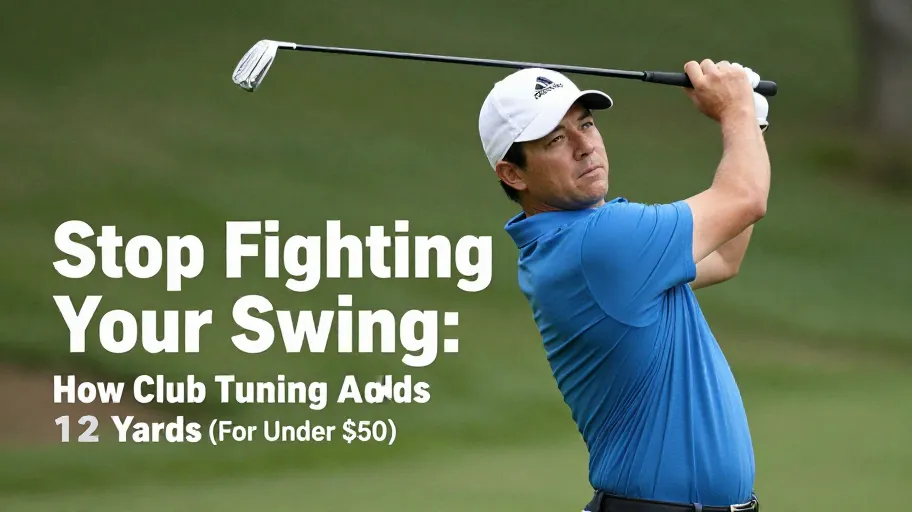 Stop Fighting Your Swing: How Club Tuning Adds 12 Yards (For Under $50)
