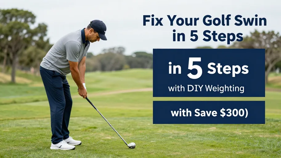 Fix Your Golf Swing in 5 Steps with DIY Weighting (Save $300)