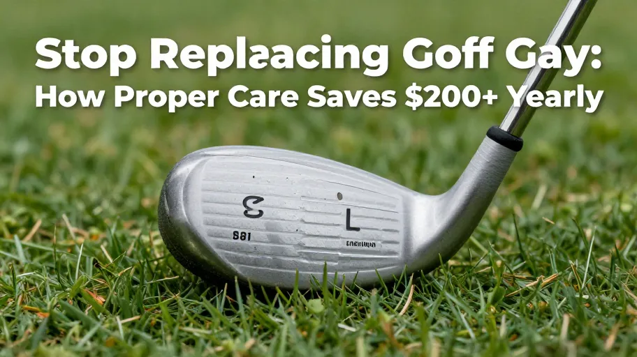 Stop Replacing Golf Gear: How Proper Care Saves $200+ Yearly