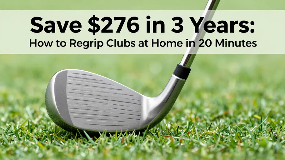 Save $276 in 3 Years: How to Regrip Golf Clubs at Home in 30 Minutes