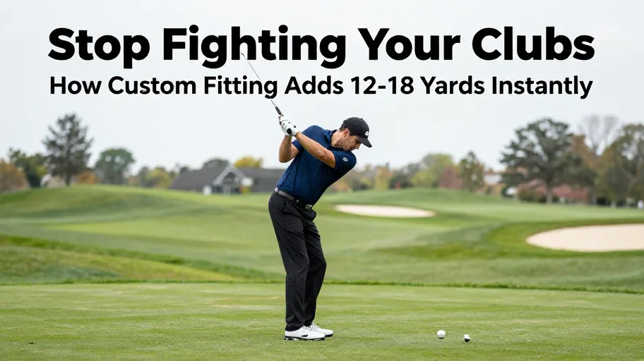 Stop Fighting Your Clubs: How Custom Fitting Adds 12-18 Yards Instantly