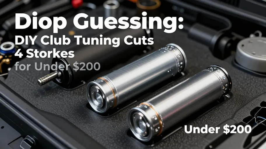 Stop Guessing: DIY Club Tuning Cuts 4 Strokes for Under $200