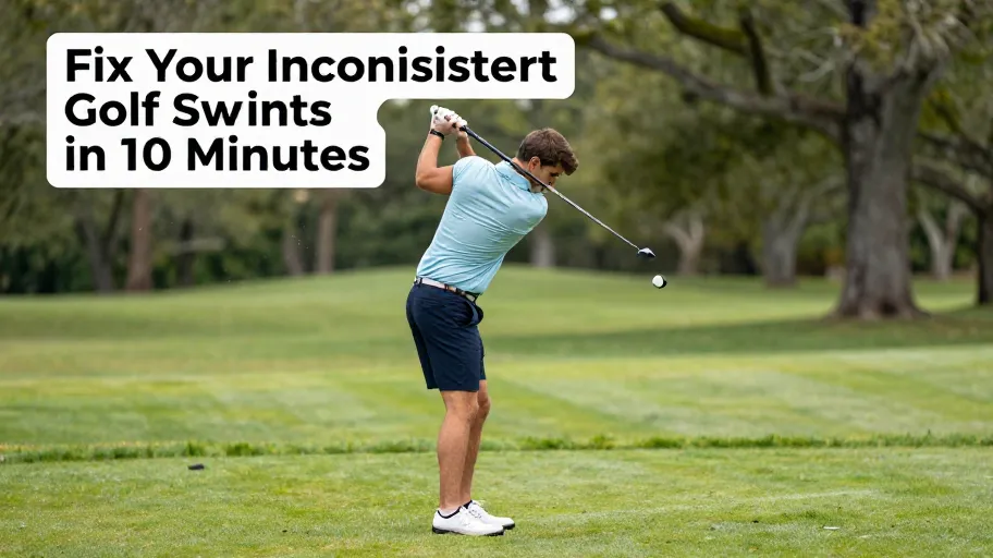 Fix Your Inconsistent Golf Swing in 20 Minutes (Without Lessons)