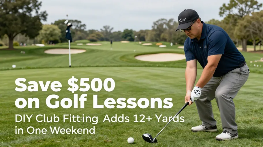 Save $500 on Golf Lessons: DIY Club Fitting Adds 12+ Yards in One Weekend