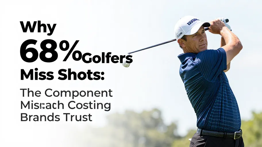 Why 68% of Golfers Miss Shots: The Component Mismatch Costing Brands Trust