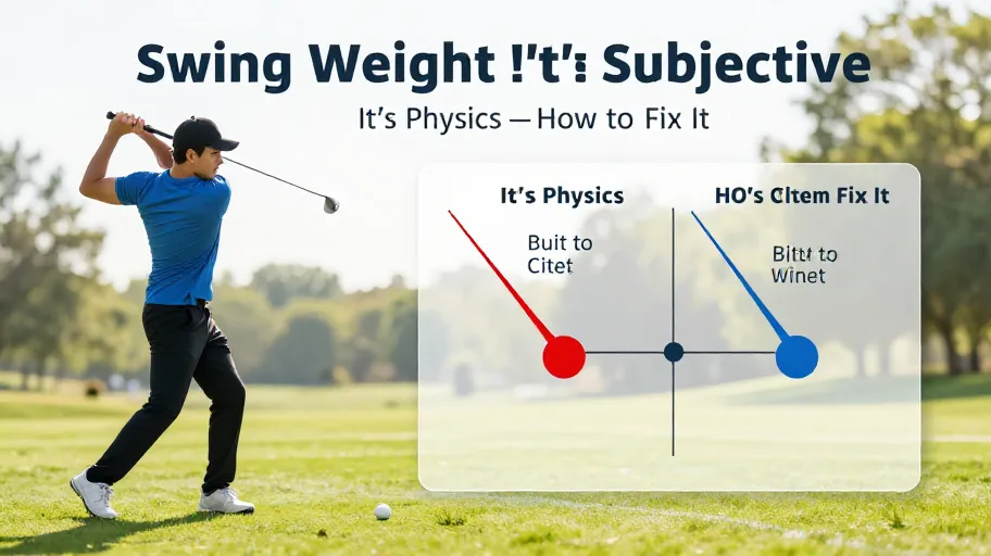 Swing Weight Isn’t Subjective—It’s Physics. Here’s How to Fix It.