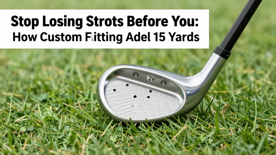 Stop Losing Strokes Before You Swing: How Custom Club Fitting Adds 15 Yards & Cuts Dropout Rates