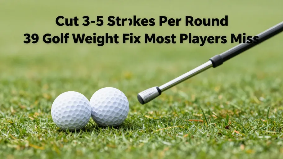 Cut 3-5 Strokes Per Round: The $39 Golf Weight Fix Most Players Miss
