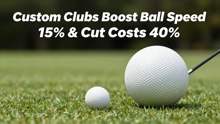 Custom Clubs Boost Ball Speed 15% & Cut Costs 40%