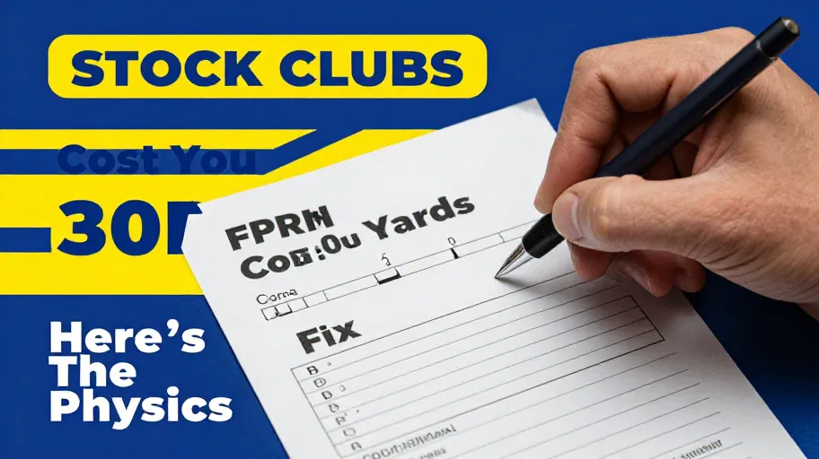 Stock Clubs Cost You 30 Yards—Here’s the Physics Fix