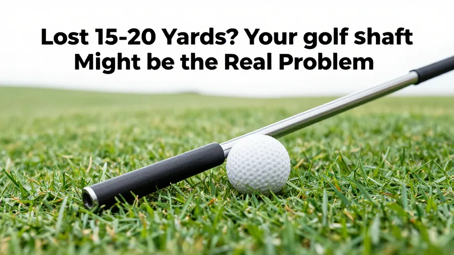 Lost 15-20 Yards? Your Golf Shaft Might Be the Real Problem