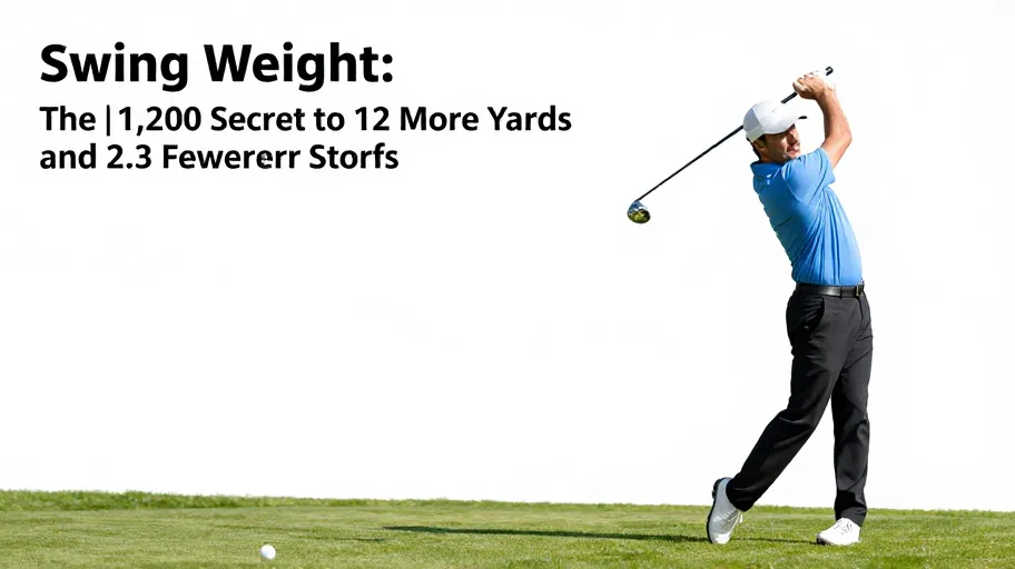 Swing Weight: The $1,200 Secret to 12 More Yards and 2.3 Fewer Strokes