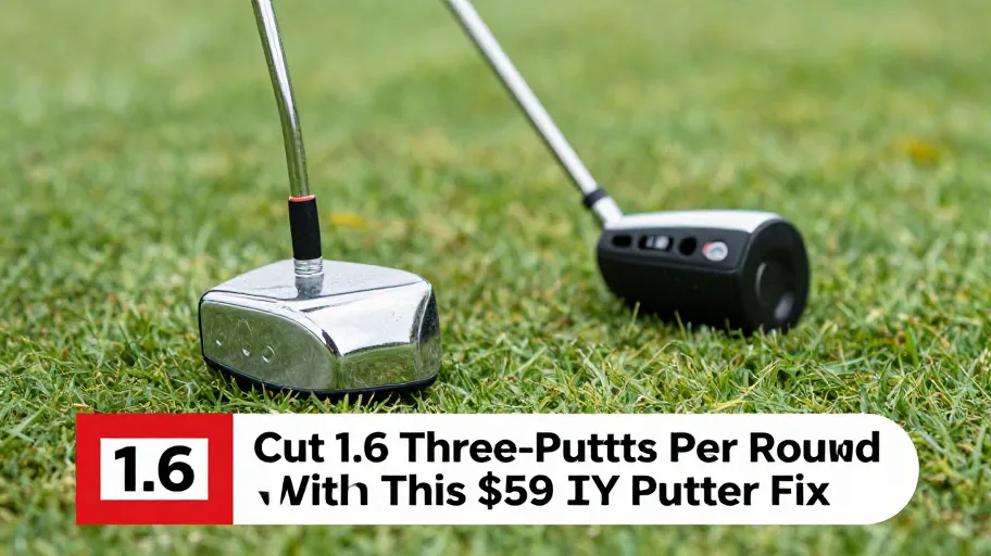 Cut 1.6 Three-Putts Per Round With This $59 DIY Putter Fix