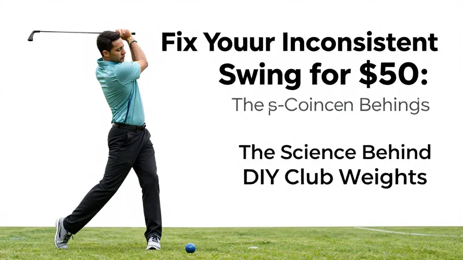Fix Your Inconsistent Golf Swing for $50: The Science Behind DIY Club Weights