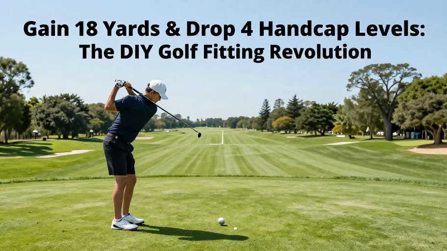 Gain 18 Yards & Drop 4 Handicap Levels: The DIY Golf Fitting Revolution