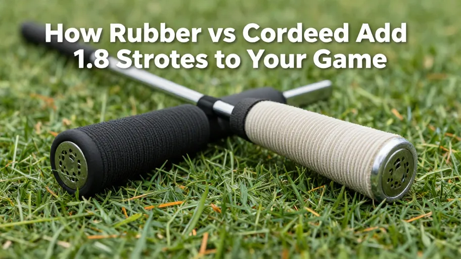 How Rubber vs Corded Grips Add 1.8 Strokes to Your Game