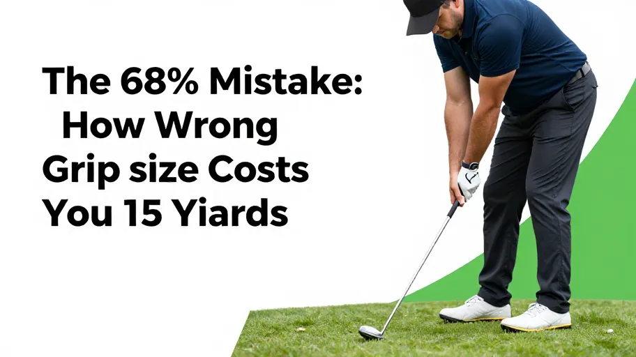 The 68% Mistake: How Wrong Grip Size Costs You 15 Yards