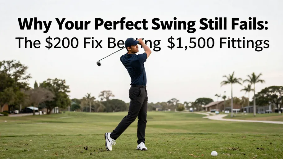 Why Your Perfect Swing Still Fails: The $200 Fix Beating $1,500 Fittings