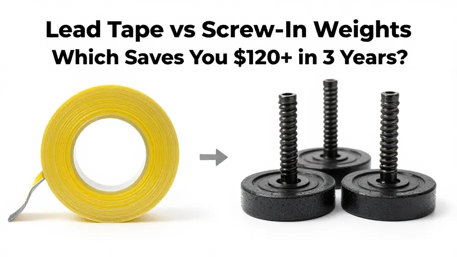 Lead Tape vs Screw-In Weights: Which Saves You $120+ in 3 Years?