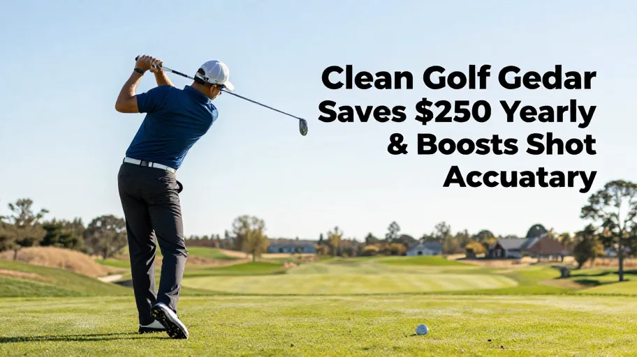 Clean Golf Gear Saves $250 Yearly & Boosts Shot Accuracy