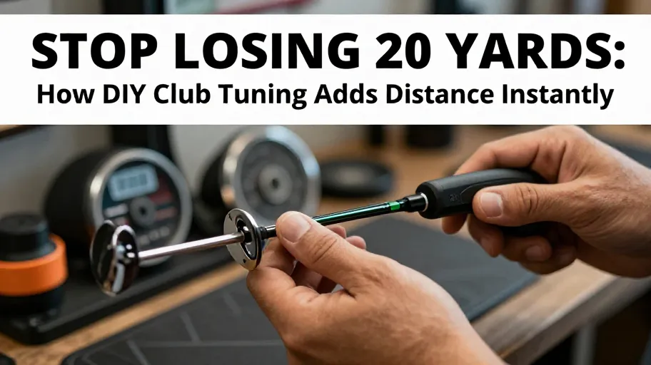 Stop Losing 20 Yards: How DIY Club Tuning Adds Distance Instantly