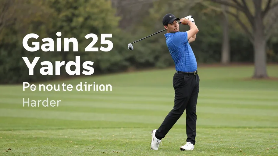 Gain 25 Yards Off the Tee Without Swinging Harder
